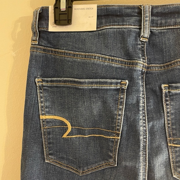 🔥 AEO | Ne(x)t Level Stretch Monaco Blue Highest Rise Jegging 8/29 Regular - Picture 5 of 7